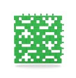 Bloques MELI Basic base verde de placas de construcción 6 piezas Bloques MELI Basic base verde de placas de construcción 6 piezas
