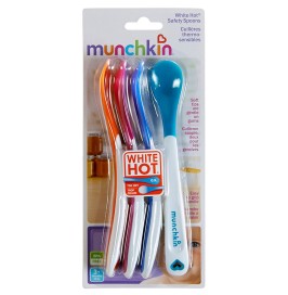Pack 4 cucharas termosensibles White Hot de Munchkin