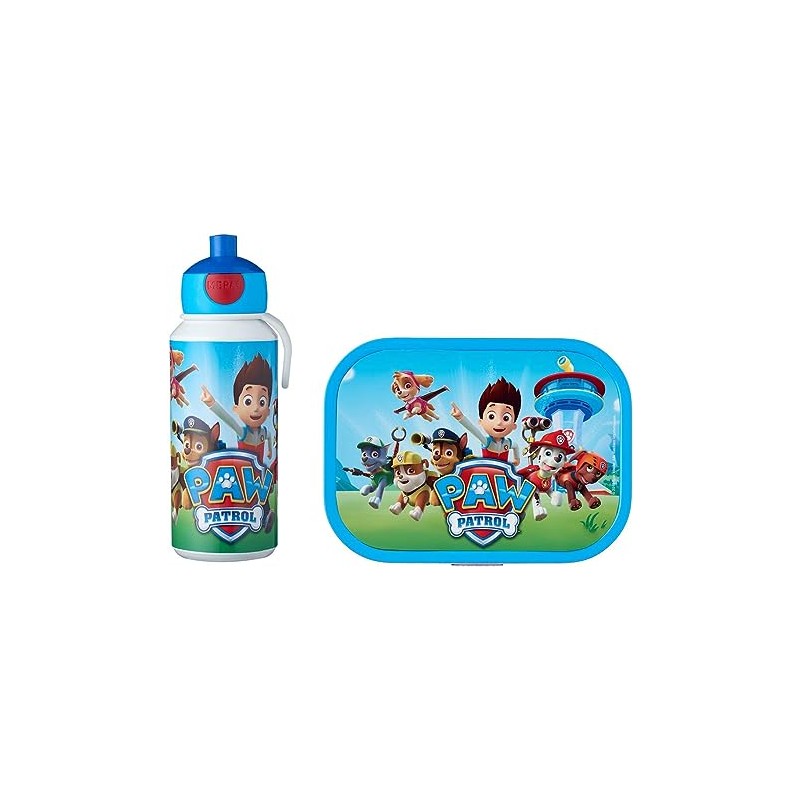 Set Fiambrera-Botella Patrulla Canina con Rider de Mepal