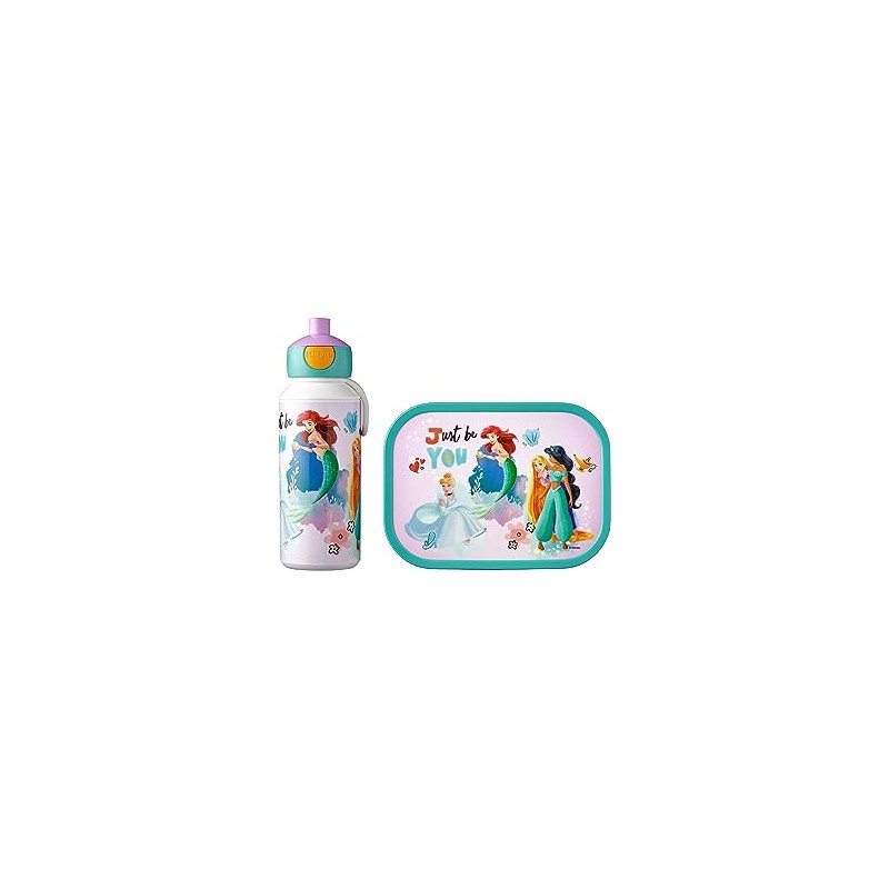 Set Fiambrera-Botella Princesa de Mepal