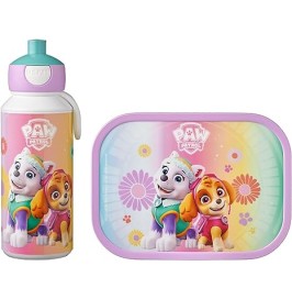 Set Fiambrera-Botella Patrulla Canina Rosa de Mepal