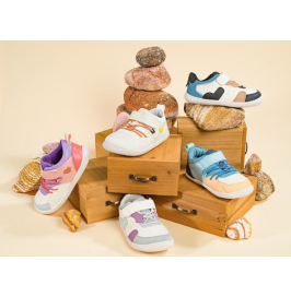 Zapatillas Respetuosas Bebé Deportivas Respetuosas Leopard rosa de Littlebluelamb