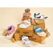 Zapatillas Respetuosas Bebé Deportivas Respetuosas Leopard rosa de Littlebluelamb