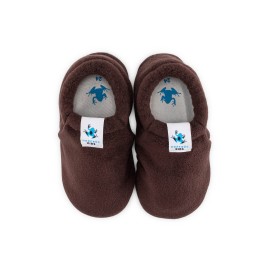 Zapatillas Polar Fleece marrones de Hopfrog