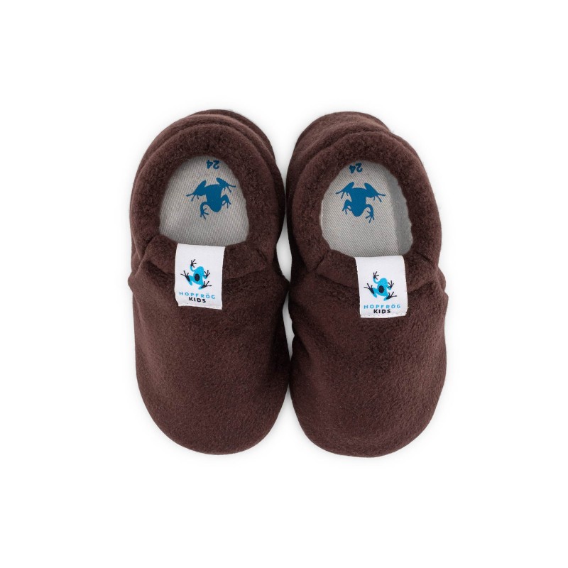 Zapatillas Polar Fleece marrones de Hopfrog Zapatillas Polar Fleece marrones de Hopfrog