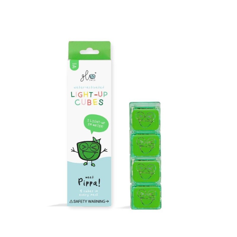 GloPals Cubos luz PARTY Verde (set 4 ud.) GloPals Cubos luz PARTY Verde (set 4 ud.)