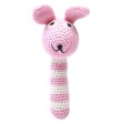 Sonajero bambú CONEJO ROSA