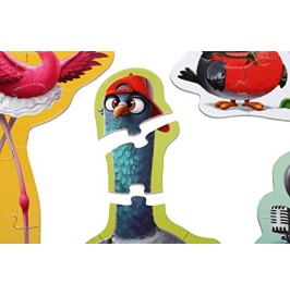 Primer Puzzle 5 en 1 Birds de Cubika