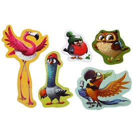 Primer Puzzle 5 en 1 Birds de Cubika