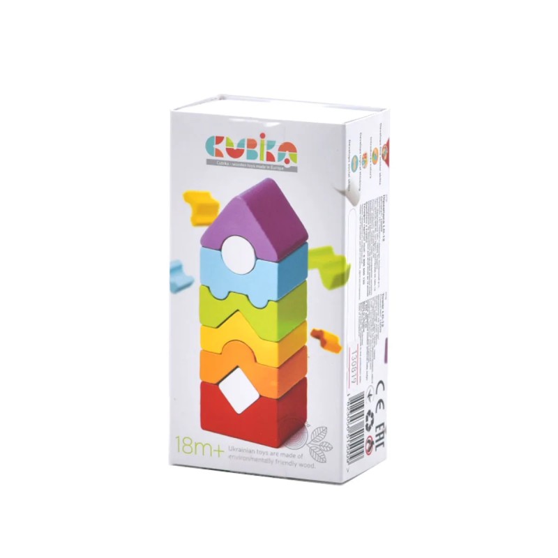 Torre de madera 8 piezas de Cubika