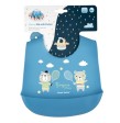 Babero de silicona con bolsillo Bonjour Paris - Granate Azul Canpol babies