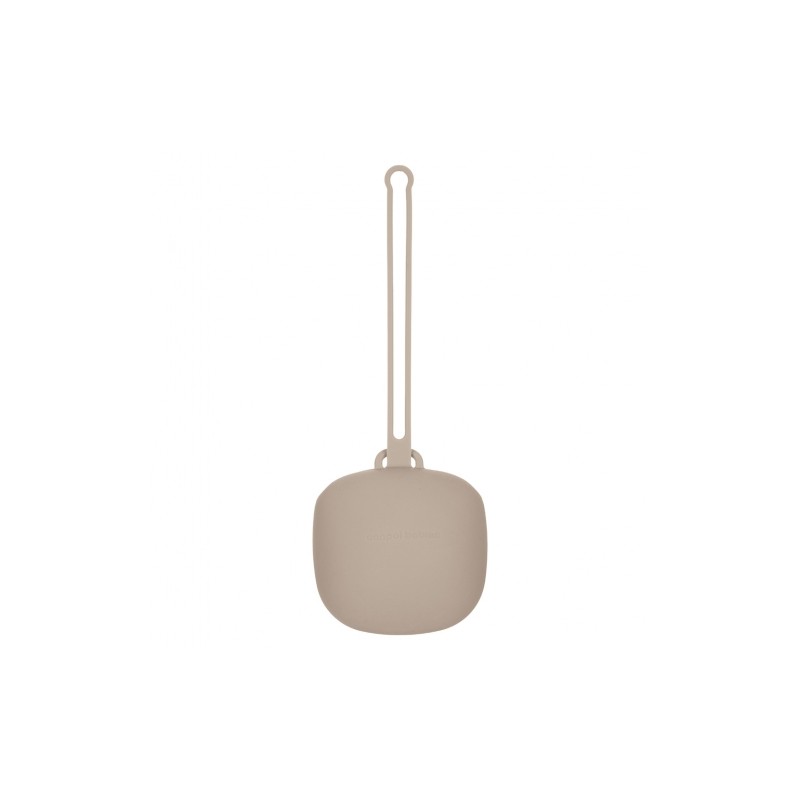 Portachupetes de silicona - Beige