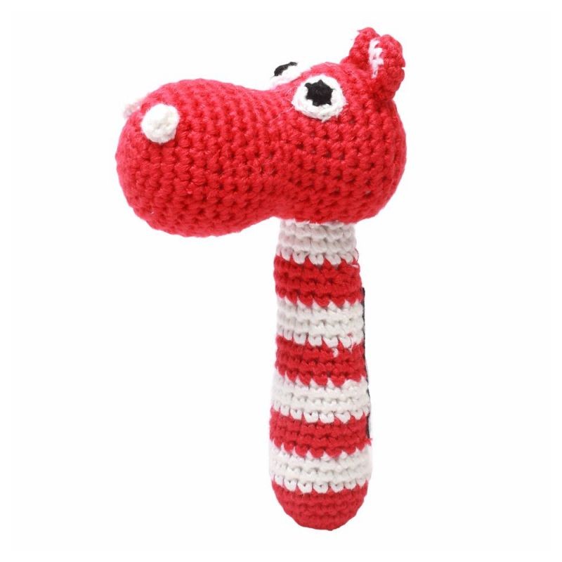 Sonajero bambú HIPO ROJO