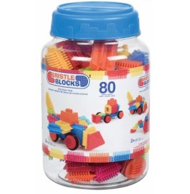 Bristle blocks Bote de 80 pzas