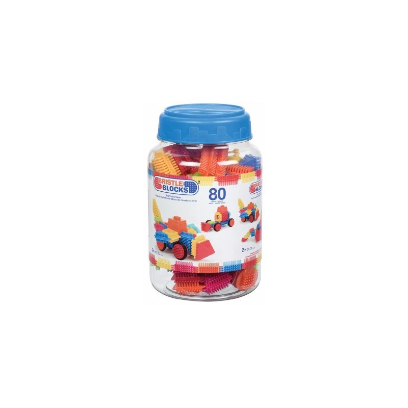Bristle blocks Bote de 80 pzas