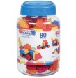 Bristle blocks Bote de 80 pzas
