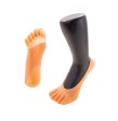 Calcetines de gel con separación de dedos color naranja de ToeToe