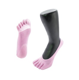 Calcetines de gel con separación de dedos color rosa de ToeToe