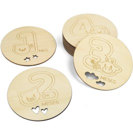 Set 12 Tarjetas Cumplemeses