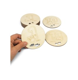 Set 12 Tarjetas Cumplemeses