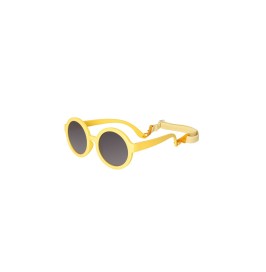 Gafas de sol amarillas redondas para bebés 1-2 años