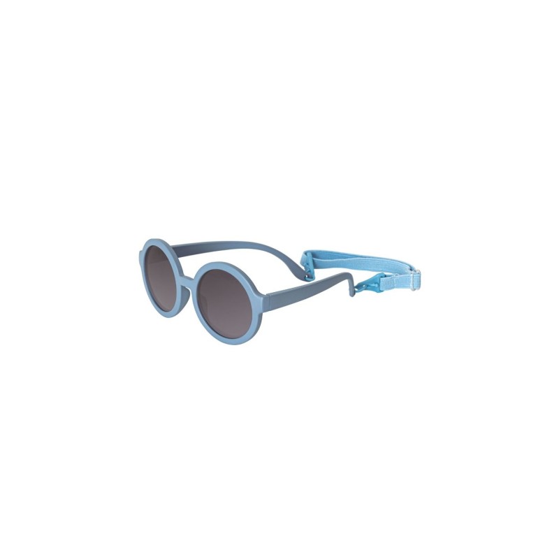 Gafas de sol azules redondas para bebés 1-2 años