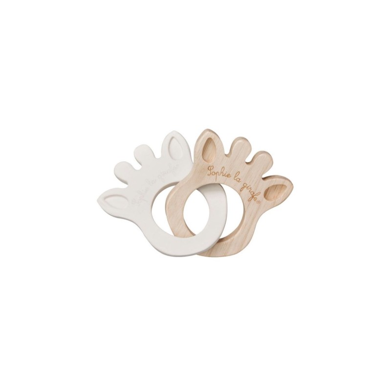 Silueta Anillo Caucho & Madera Sophie la girafe Silueta Anillo Caucho & Madera Sophie la girafe