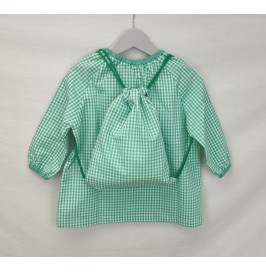 Babi vichy con cuello elástico