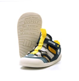 Sandalias Deportivas Bebé Cerradas Mustang Respetuosas Mesh Azul