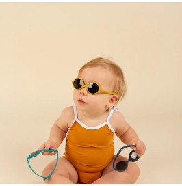 Gafas de Sol Bebé Irrompibles DIABOLA Mostaza Ki Et La