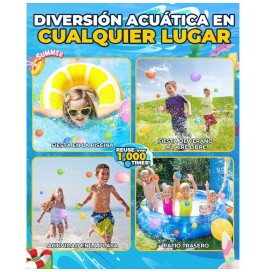 SOPPYCID Globos de agua reutilizables OPACOS (6 uds + malla)