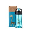 Botella Tritán 350ml Jirafa Turquesa