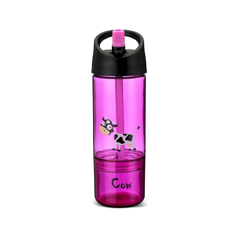 Botella Tritán 2 en 1 vaca purple Carl Oscar Botella Tritán 2 en 1 vaca purple Carl Oscar