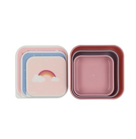 3 Cajas Almuerzo Magical Unicorn Tutete