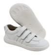 Zapatillas Deportivas Respetuosas Blancas Microfibra 3 Velcros Piruflex Zapatillas Deportivas Respetuosas Blancas Microfibra 3 Velcros Piruflex