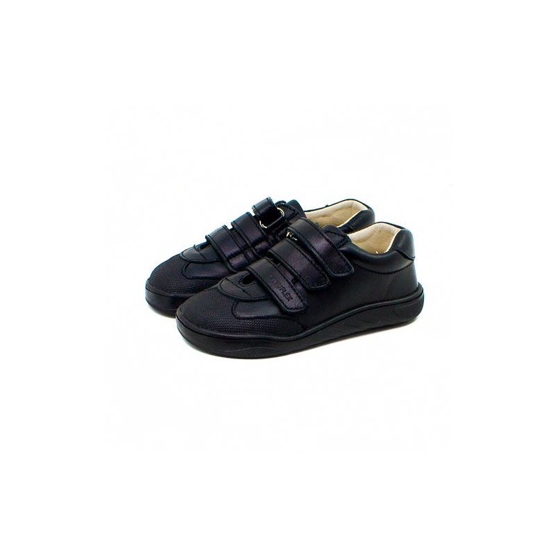 Deportivo Respetuoso Colegial Negro Microfibra 3 Velcros Piruflex Deportivo Respetuoso Colegial Negro Microfibra 3 Velcros Piruflex