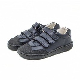 Deportivo Respetuoso Colegial Azul Marino Microfibra 3 Velcros Piruflex