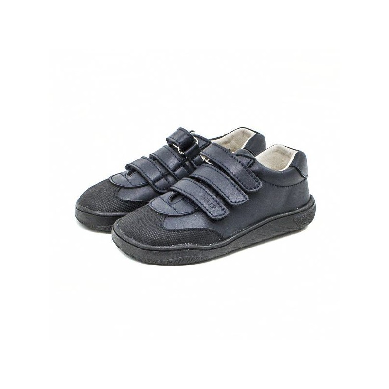 Deportivo Respetuoso Colegial Azul Marino Microfibra 3 Velcros Piruflex Deportivo Respetuoso Colegial Azul Marino Microfibra 3 Velcros Piruflex