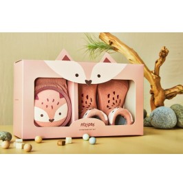 ATTIPAS set de regalo Rodilleras y Attipas FOX Rosa