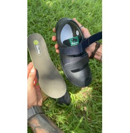 Zapatos Gorila Colegio Azul Marino Barefoot 2 Velcros