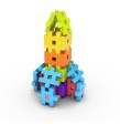 Bloques MELI Maxi Pastel 50 piezas de construcción