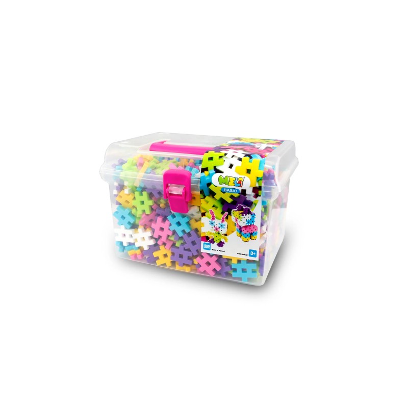 Bloques MELI Basic Pastel TRAVEL BOX 500 piezas Piezas de construcción Bloques MELI Basic Pastel TRAVEL BOX 500 piezas Piezas de construcción