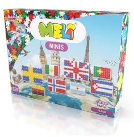 Bloques MELI Minis Tematic de Banderas del Mundo