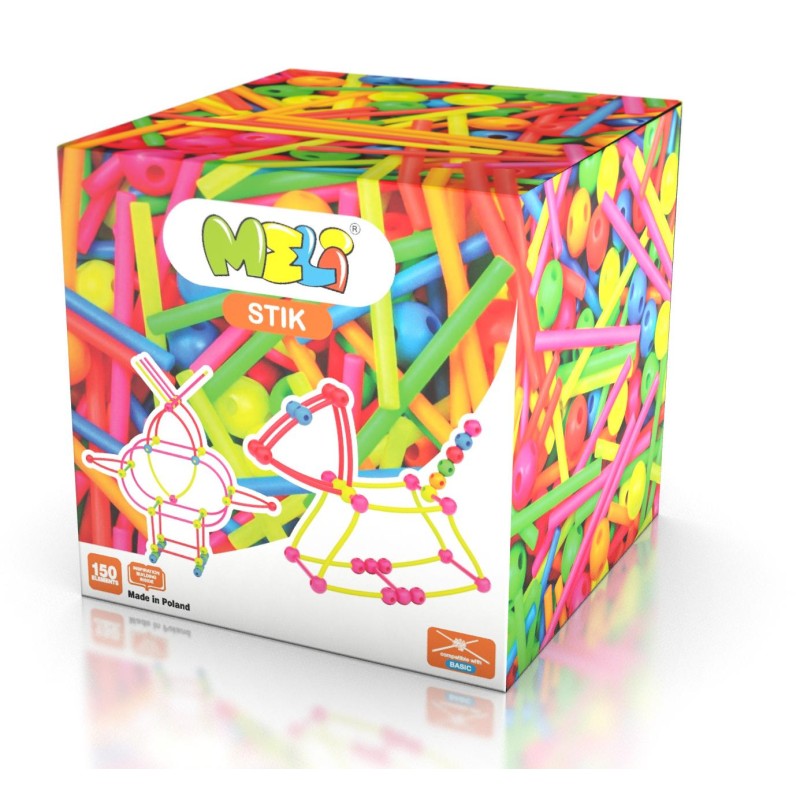 Palos flexibles MELI Stik Neon 150 piezas Palos flexibles MELI Stik Neon 150 piezas
