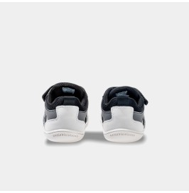 Zapatillas Respetuosas Bebé Deportivas Rocket negro de Littlebluelamb