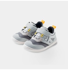 Zapatillas Respetuosas Bebé Deportivas Rocket gris de Littlebluelamb