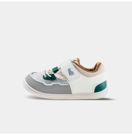 Zapatillas Respetuosas Bebé Deportivas Spaceship gris de Littlebluelamb