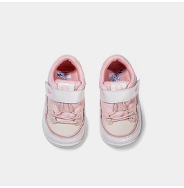 Zapatillas Respetuosas Bebé Deportivas Spaceship rosa de Littlebluelamb