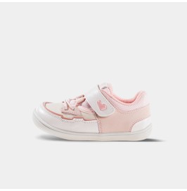 Zapatillas Respetuosas Bebé Deportivas Spaceship rosa de Littlebluelamb
