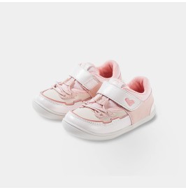 Zapatillas Respetuosas Bebé Deportivas Spaceship rosa de Littlebluelamb